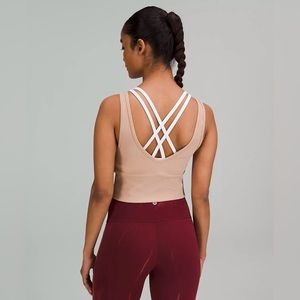 NWOT Lululemon Power Pivot Ribbed Tank Top - Pink Clay - SOLD OUT
